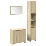  3-dijelni set kupaonskog namještaja boja hrasta sonome drveni | shoptok.hr