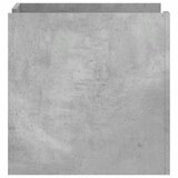  Noćni ormarić boja betona 45 x 50 x 50 cm od konstruiranog drva | shoptok.hr