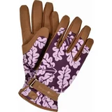 Burgon & Ball Vrtnarske rokavice "Oak Leaf" - sliva - M/L