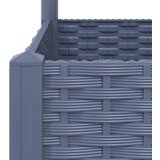  Sadilica s rešetkom tamnosiva 120 x 120 x 136 cm pp | shoptok.hr