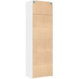 Ormarić za pohranu bijeli 70 x 42,5 x 225 cm konstruirano drvo | shoptok.hr