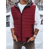 DStreet Kamizelka męska bordowa | Shoptok.si