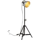 vidaXL Podna svjetiljka 25 W vintage srebrna 35 x 35 x 65/95 cm E27 | shoptok.hr