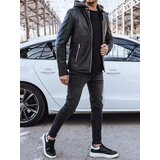 DStreet Kurtka męska skórzana czarna | ePonuda.com