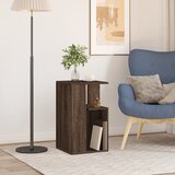  Bočni stolić boja smeđeg hrasta 35x35x60 cm konstruirano drvo | shoptok.hr