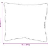 vidaXL Vzglavniki 2 pcs Bela 60 x 70 cm 85gsm 100% poliester | Shoptok.si