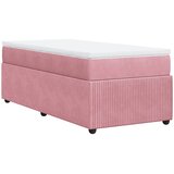 Box spring krevet s madracem ružičasti 80 x 200 cm baršunasti | shoptok.hr