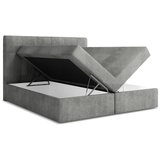 Makamii Siva boxspring postelja s prostorom za shranjevanje 140x200 cm Palta – | Shoptok.si