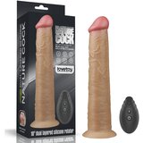 Lovetoy Dual Layered Platinum Silicone Rotator 10" Flesh | shoptok.hr