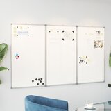 vidaXL Magnetna bijela ploča sklopiva 180 x 100 x 1,7 cm aluminijska cijene
