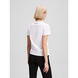 Karl Lagerfeld Majica 'Rue St-Guillaume' crna / bijela | shoptok.hr
