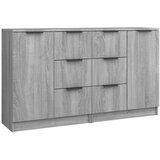 Maison Chic Komoda - Predalnik 2 kosa siva sonoma 60x30x70 cm konstruiran les, (21721960) Cene