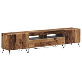  5-dijelni LED TV ormarić Staro drvo Konstruirano drvo - Staro drvo 100 cm | shoptok.hr