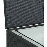  Vrtna kutija za pohranu crna 150 x 100 x 100 cm od poliratana | shoptok.hr