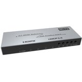 INF HDMI 4-v-1 Multiview razdelilec 4K (3840x2160) v aluminijastem ohišju z IR daljinskim upravljalnikom, (5000282792) | Shoptok.si