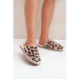 Inblu Faux Fur Slippers Panther Beige Cijene