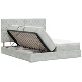  Krevet s od storage s pohranom Svjetlosiva 180 x 200 cm Baršun | shoptok.hr