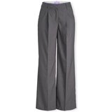 JJXX Hlače Noos Ellis Wide Trousers - Dark Grey Melange Siva Cene