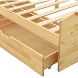  Okvir kreveta s 2 ladice od masivne borovine 90 x 200 cm | Eponuda.ba