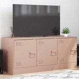 Maison Chic TV omarica - TV enota - Televizijska omarica roza 99x39x44 cm jeklo, (21698845) | Shoptok.si
