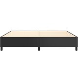  Okvir za krevet s oprugom crni 200x200 cm od umjetne kože | Shoptok.si