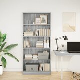  Regal za knjige boja hrasta 80x24x176 cm konstruirano drvo | Eponuda.com