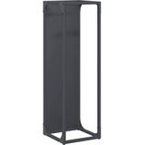 Stalak za drva antracit 25x25x80 cm Hladno valjani čelik | Eponuda.com