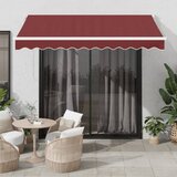 vidaXL ročno zložljiva tenda bordo 300x250 cm | Shoptok.si