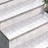 vidaXL Srebrna Aluminij 100 x 30 x 0.2 cm Ne-klizajući | shoptok.hr