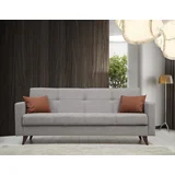 Polya - light grey light grey 3-Seat sofa-bed