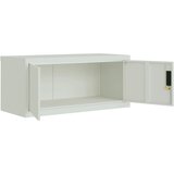 Ormarić za spise svjetlosivi 90 x 40 x 130 cm čelični | shoptok.hr