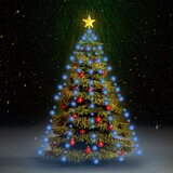 vidaXL mrežasta svjetla za božićno drvce 210 LED plava 210 cm Cijene