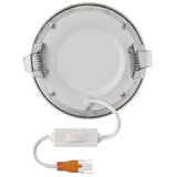  led ugradna svetiljka nexxo LED/7W/230V 3000/3500/4000K srebrna prečnik 12 cm | Eponuda.com
