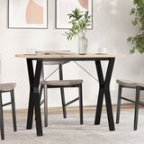 vidaXL Blagovaonski stol Y-oblika 100x50x75 5 cm od borovine i željeza Cijene