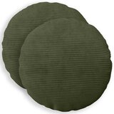  Presvlaka za jastuk 2 pcs HEERLEN Zelena Ø 50 cm Kord | shoptok.hr