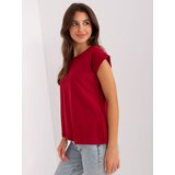 BASIC Feel Good T-shirt-RV-TS-4833.00X-burgundy | shoptok.hr