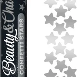 Konfeti pneumatski stars srebro 30 cm