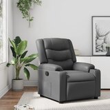 vidaXL Počivalnik sivo umetno usnje | Shoptok.si