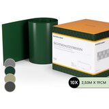 Blumfeldt Zaštitne trake, zaštitna ograda, PVC tvrda plastika, 2,53 × 0,19 m | shoptok.hr