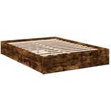 vidaXL Okvir kreveta s ladicama boja hrasta 140x190 cm | shoptok.hr