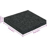  Gumenasti granulatni vanjski pod Crna 9 x 9 x 1 cm Guma | Eponuda.com