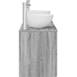  Set ormarića za kupaonicu 3 kom. Siva Sonoma 49,5 x 41 x 64,5 cm | shoptok.hr