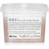 DAVINES Essential Haircare SOLU Sea Salt Scrub Cleanser piling za čišćenje za sve tipove kose 75 ml