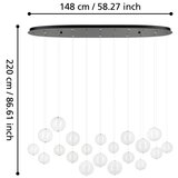 Eglo 390344 - led prigušiva luster na sajli espardello 8xLED/4,2W/230V 3000K | Eponuda.com
