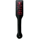 Easytoys Fetish Collection Black Leather Paddle - Bitch Cene