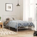  Metalno zamjensko uzglavlje bijelo 100 cm | shoptok.hr