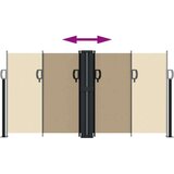  Uvlačiva bočna tenda 120 x 1000 cm bež | shoptok.hr