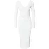 Calvin Klein Pletena obleka bela