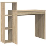 vidaXL Miza s polico Sonoma hrast 100 x 40 x 90 cm Konstruiran les, (5000098122) | Shoptok.si