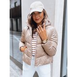 DStreet Krótka zimowa kurtka damska LOLAROSE złota | Shoptok.si